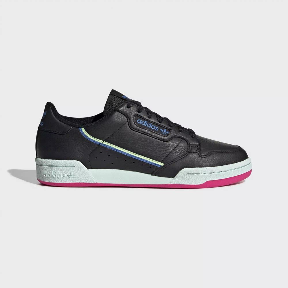 Adidas Continental 80 Tenis Negros Para Mujer (MX-15320)
